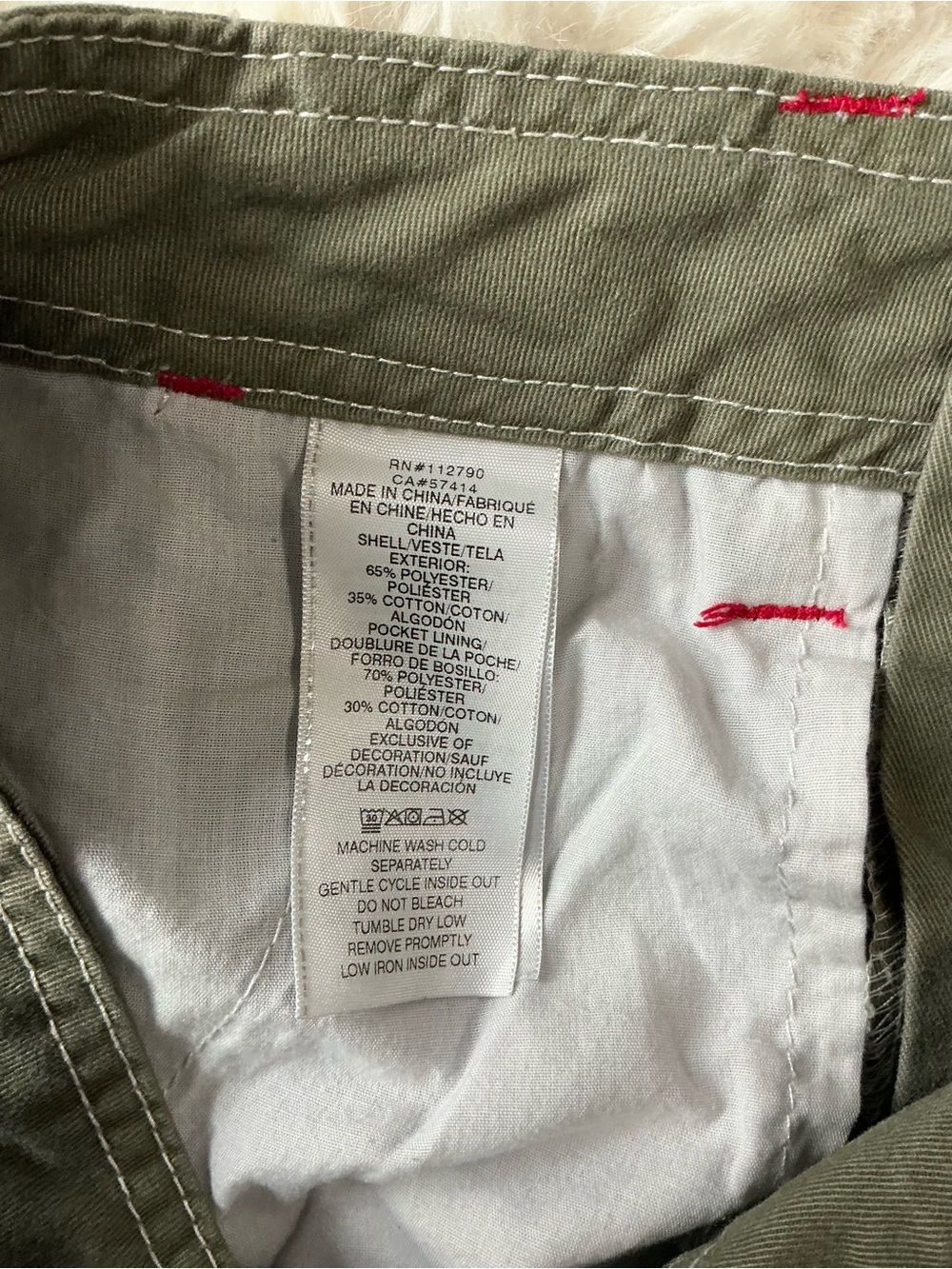 True Religion Olive Green Boyfriend Cargo Jeans - Picture 9 of 9